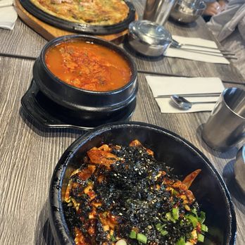 Woomiok - Spicy Soup and Octopus over Rice - Korean Near Me - San Diego, California