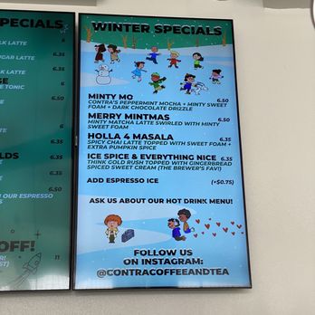 Contra Coffee & Tea - Menu - Coffee & Tea Near Me - Orange, California Contra Coffee & Tea - Menu - Coffee & Tea Near Me - Orange, California