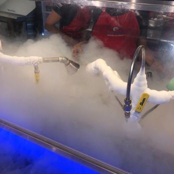 Sub Zero Nitrogen Ice Cream - In process!! - Desserts Near Me - Atlanta, Georgia Sub Zero Nitrogen Ice Cream - In process!! - Desserts Near Me - Atlanta, Georgia