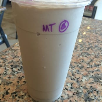 Lin's Hawaiian Snacks - Large blended milk tea no pearls. Taken 9/11/14. - Bubble Tea Near Me - Honolulu, Hawaii Lin's Hawaiian Snacks - Large blended milk tea no pearls. Taken 9/11/14. - Bubble Tea Near Me - Honolulu, Hawaii
