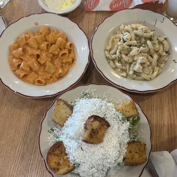 Parm - Rigatoni pasta, scampi and Caesar salad - Italian Near Me - New York, New York