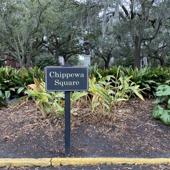 Chippewa Square - Forest Gump bench was just a prop, so don't go expecting it there. Savannah is a beautiful place to visit! Many other things to visit. - Landmarks & Historical Buildings Near Me - Savannah, Georgia Chippewa Square - Forest Gump bench was just a prop, so don't go expecting it there. Savannah is a beautiful place to visit! Many other things to visit. - Landmarks & Historical Buildings Near Me - Savannah, Georgia