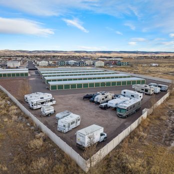 Storage Star - Aerial view of RV storage and drive-up storage units at Storage Star in Laramie, WY - Self Storage Near Me - Laramie, Wyoming Storage Star - Aerial view of RV storage and drive-up storage units at Storage Star in Laramie, WY - Self Storage Near Me - Laramie, Wyoming