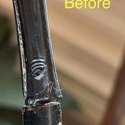 Butchered heel repair from another place