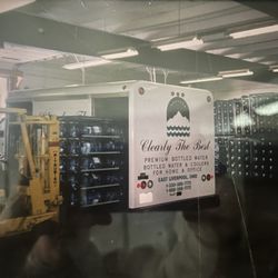 Clearly The Best Bottled Water - Loading truck