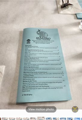 Menu photo 3 Amazing Thai Cusine Copiague, NY