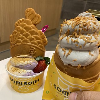 Somisomi - Soft serve with taiyaki - Desserts Near Me - Carrollton, Texas