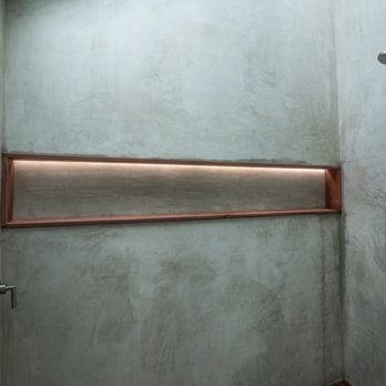 Tim Stuart, Builder - Custom Ipe backlit shower niche in Belmont Shore. - General Contractors Near Me Tim Stuart, Builder - Custom Ipe backlit shower niche in Belmont Shore. - General Contractors Near Me