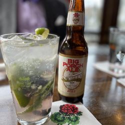 The Gate House - Coconut Watermelon Mojito and Beer