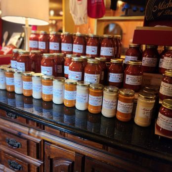 Michael's - jars of jams on a table - Italian Near Me - Brooklyn, New York