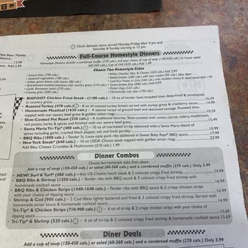 Black Bear Diner Fort Worth Alliance - Menu 4-9-24 . The Tri-Tip* & Shrimp sure looks good! - Diners Near Me - Fort Worth, Texas