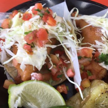 Taco Nazo - Two huge and delicious fish tacos - $5.81 - Tacos Near Me - La Puente, California