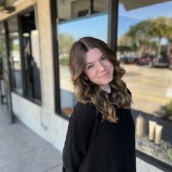 Salon Inxs - Lowlights & styling! Grown out balayage look!