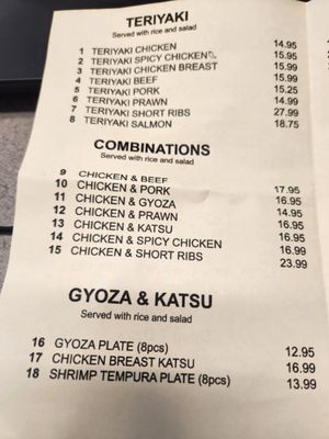 Menu photo 1 Sunny Teriyaki Tukwila, WA Menu photo 1 Sunny Teriyaki Tukwila, WA