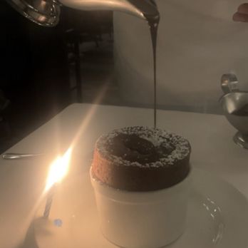 Petit Trois - chocolate soufflé - French Near Me - Sherman Oaks, California Petit Trois - chocolate soufflé - French Near Me - Sherman Oaks, California