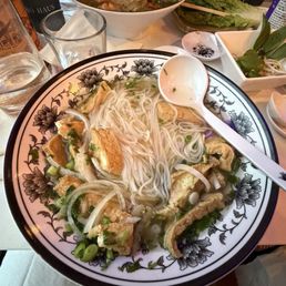 Vegetarian pho with tofu Vegetarian pho with tofu