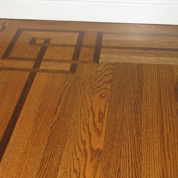 New Method Floor Co, Inc - New installation: Red oak with a Walnut feature - Flooring Near Me - Oakland, California