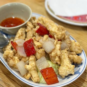 Taste Good Malaysian Cuisine - Crispy Fried Squid in Salt & Pepper - Malaysian Near Me - Elmhurst, New York Taste Good Malaysian Cuisine - Crispy Fried Squid in Salt & Pepper - Malaysian Near Me - Elmhurst, New York