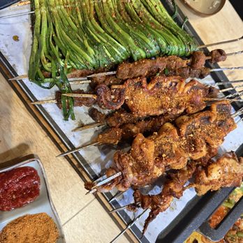 Dynasty BBQ - Beef, squid, chicken and chives! - Chinese Near Me - San Mateo, California Dynasty BBQ - Beef, squid, chicken and chives! - Chinese Near Me - San Mateo, California
