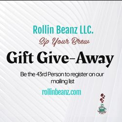 Rollin Beanz - Join our email list with discounts and surprises.