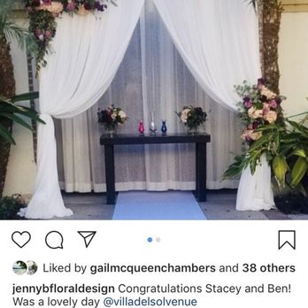 Jenny B Floral Design - Instagram picture they posted with the wrong name for my husband - Florists Near Me - Fullerton, California