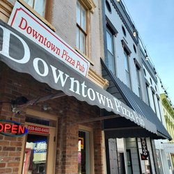 Downtown Pizza Pub - Outside signage.