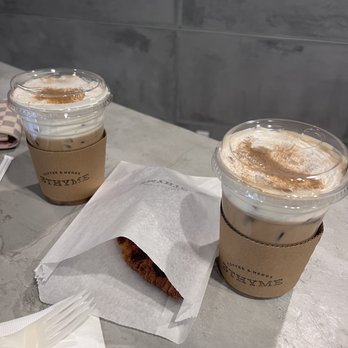 3Thyme - Injeolmi latte and waffle Pastry - Coffee & Tea Near Me - Los Angeles, California