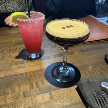 Juniper Grill - Cranberry Township - Espresso martini and prickly pear margarita - New American Near Me - Cranberry Twp, Pennsylvania Juniper Grill - Cranberry Township - Espresso martini and prickly pear margarita - New American Near Me - Cranberry Twp, Pennsylvania