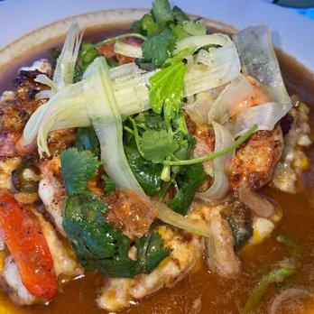 Cruzteca Mexican Kitchen - AJILLO shrimp & Poblano Grits - Breakfast & Brunch Near Me - Austin, Texas Cruzteca Mexican Kitchen - AJILLO shrimp & Poblano Grits - Breakfast & Brunch Near Me - Austin, Texas