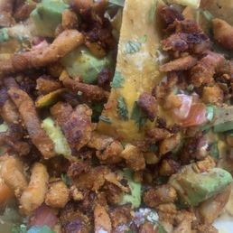 This is supposed to be chicken nachos This is supposed to be chicken nachos