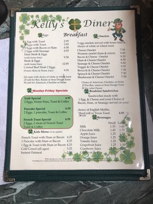 Menu photo 3 Kelly's Diner Pittsfield, MA