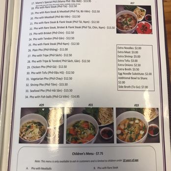 Mama Pho - Menu- note "additional $2 to share bowl" why? That doesn't seem right for customers. - Vietnamese Near Me - Honolulu, Hawaii Mama Pho - Menu- note "additional $2 to share bowl" why? That doesn't seem right for customers. - Vietnamese Near Me - Honolulu, Hawaii