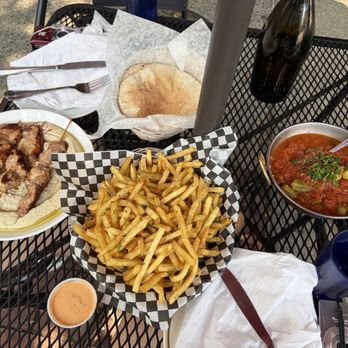 Ziatun - Za'atar Fries, Chicken Shawarma w Baba Ghanoush and Hummus, and Bamia Okra Stew - Middle Eastern Near Me - Beacon, New York Ziatun - Za'atar Fries, Chicken Shawarma w Baba Ghanoush and Hummus, and Bamia Okra Stew - Middle Eastern Near Me - Beacon, New York