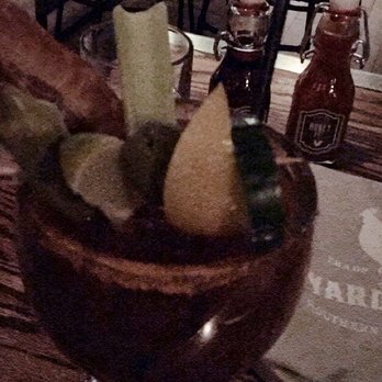 Yardbird - My Bloody Mary beacon infused vodka okra cucumber spicy tomato you name it I added it - Southern Near Me - Las Vegas, Nevada