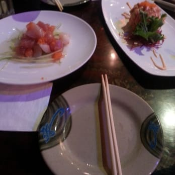 Omiya Sushi - Yummy spicy salmon tar tar and a sunomono! - Japanese Near Me - Brooklyn, New York Omiya Sushi - Yummy spicy salmon tar tar and a sunomono! - Japanese Near Me - Brooklyn, New York