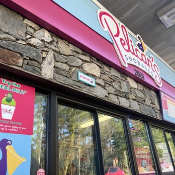 Pelican's Snoballs - the front of the restaurant - Shaved Ice Near Me - Asheville, North Carolina Pelican's Snoballs - the front of the restaurant - Shaved Ice Near Me - Asheville, North Carolina