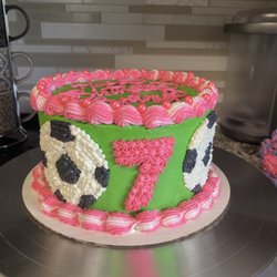 The Retro Whisk Bakery of St. Johns - Soccer themed vanilla cake