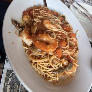Gay Nineties Pizza - Prawn pensacola on angel hair pasta with marinara sauce - Italian Near Me - Pleasanton, California Gay Nineties Pizza - Prawn pensacola on angel hair pasta with marinara sauce - Italian Near Me - Pleasanton, California