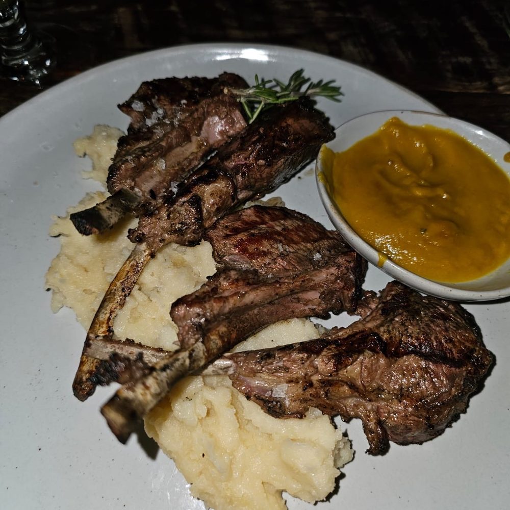 Le Chick - LAMB CHOPS 4 lamb chops served with barley and a white wine reduction - Cocktail Bars Near Me - Miami, Florida Le Chick - LAMB CHOPS 4 lamb chops served with barley and a white wine reduction - Cocktail Bars Near Me - Miami, Florida