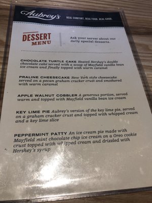 Menu photo 4 Aubrey's Chattanooga, TN