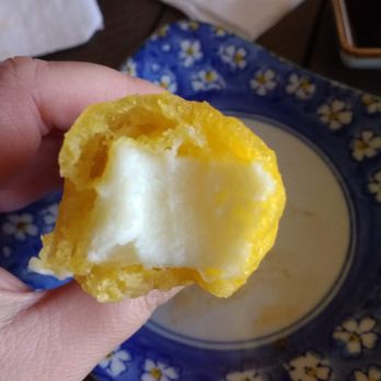 Tim Ho Wan - inside silky milk stick - Dim Sum Near Me - Irvine, California Tim Ho Wan - inside silky milk stick - Dim Sum Near Me - Irvine, California