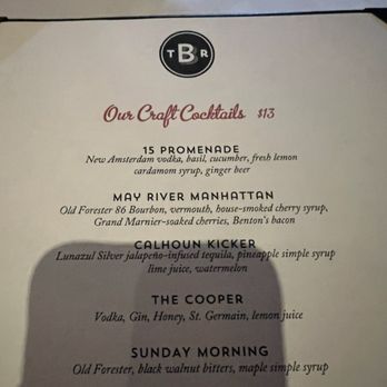 The Bluffton Room - Cocktail menu - New American Near Me - Bluffton, South Carolina The Bluffton Room - Cocktail menu - New American Near Me - Bluffton, South Carolina