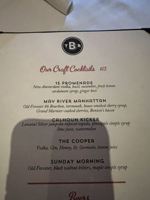 Menu photo 1 The Bluffton Room Bluffton, SC Menu photo 1 The Bluffton Room Bluffton, SC