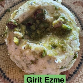 Bosforo - Turkish ezine cheese with olive oil, basil, garlic, antep pistachio and raki - Turkish Near Me - San Diego, California Bosforo - Turkish ezine cheese with olive oil, basil, garlic, antep pistachio and raki - Turkish Near Me - San Diego, California