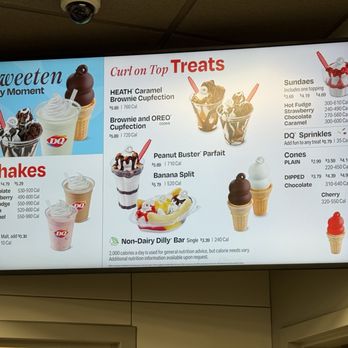 Dairy Queen Grill & Chill - Menu - Ice Cream & Frozen Yogurt Near Me - Griffith, Indiana