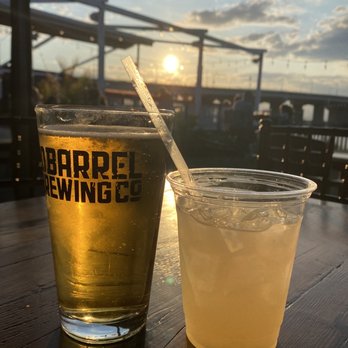 Bungalow Bar - Pacifico and Huckleberry Lemonade - American Near Me - Seaside, New York Bungalow Bar - Pacifico and Huckleberry Lemonade - American Near Me - Seaside, New York