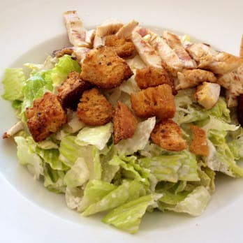 Chaumont - The Caesar salad is good! Light dressing with warm chicken strips. - Bakeries Near Me - Beverly Hills, California