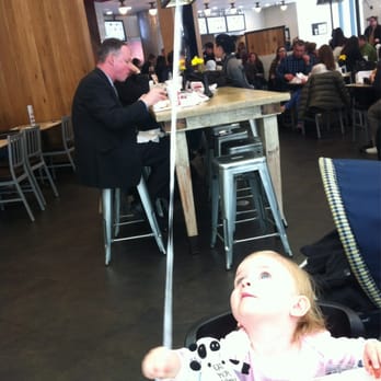 Chick-fil-A - Our sweet girl was gifted a balloon AND stuffed cow for her to play with while we enjoyed lunch!! Thanks, Chick-fil-A!! - Fast Food Near Me - Chicago, Illinois