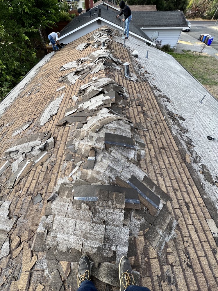 Slide of Angelo's Roofing