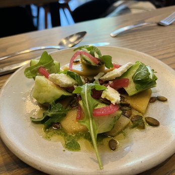 Trestle - Melon and cucumber salad - New American Near Me - San Francisco, California